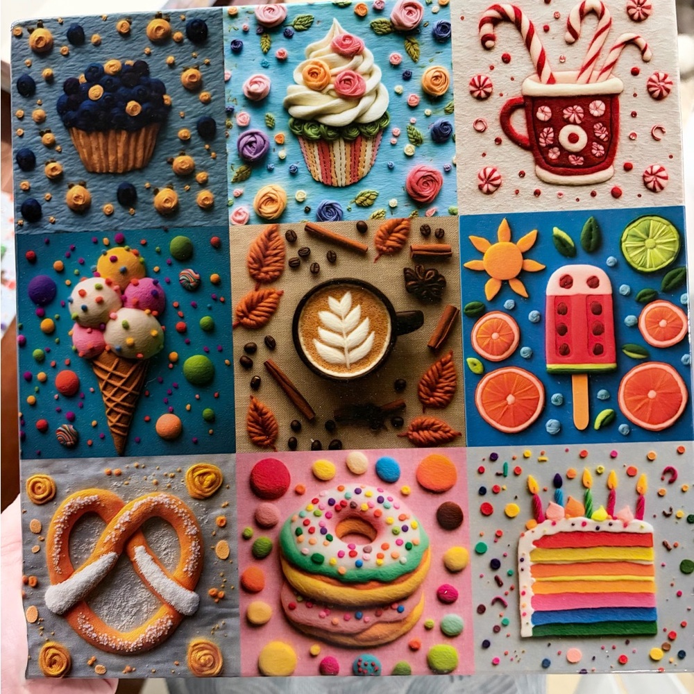Bgraamiens 1000 Piece desserts Puzzle